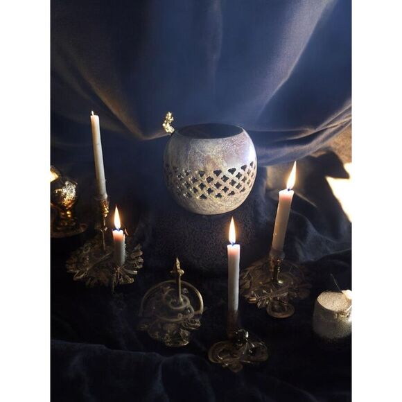 soap stone tea light candle holder - Picture 3 of 5